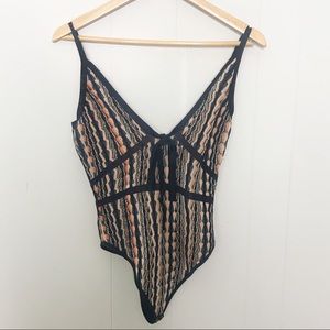NBD | Revolve Gabbie Print Bodysuit Small